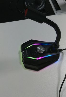 Computer Desktop Laptop USB Wired Microphone Game Live Voice Changer Voice Chat Microphone