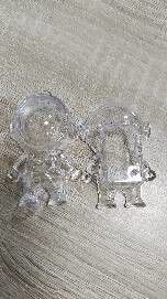 Water Transfer Plastic Molded Parts Doll Key Hangings Backpack Hangings